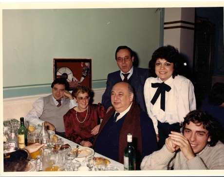 Don Manolo con Bernaola (sentado en el centro de la imagen)